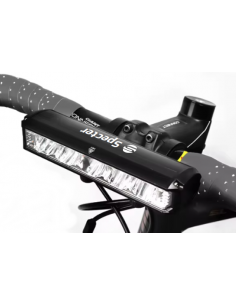 Lampka rowerowa oświetlenie przód Specter EOS620 1400lm 6Led USB Latarka !!
