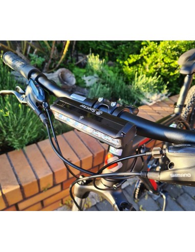 Lampka rowerowa oświetlenie przód Specter EOS620 1400lm 6Led USB Latarka !!