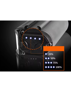 Mocny Zestaw Lampek rowerowych EOS610 halogen i LED 1000lm+ tył AQY Specter 2