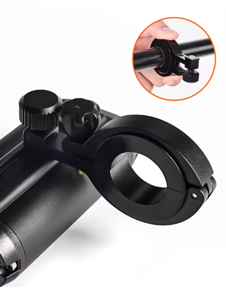 Mocny Zestaw Lampek rowerowych EOS610 halogen i LED 1000lm+ tył AQY Specter