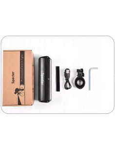 Lampka przednia latarka ROWEROWA mocne Światło halogen 3x LED przód 1200 lm EOS630 2