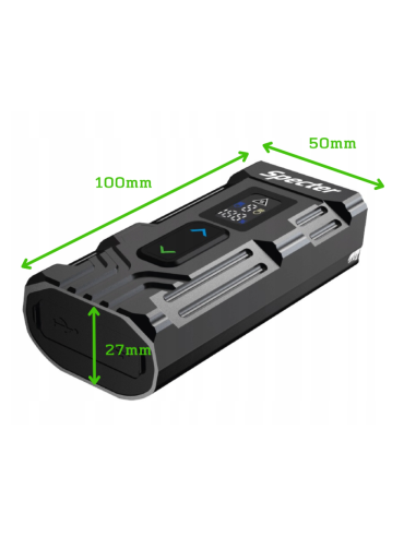 Specter StarX 1600 L lampka 6000mAh POWER BANK latarka