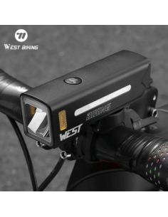 Oświetlenie rowerowe West Biking 5000mAh przednia lampka ŚWIATŁO Led 1000lm 2