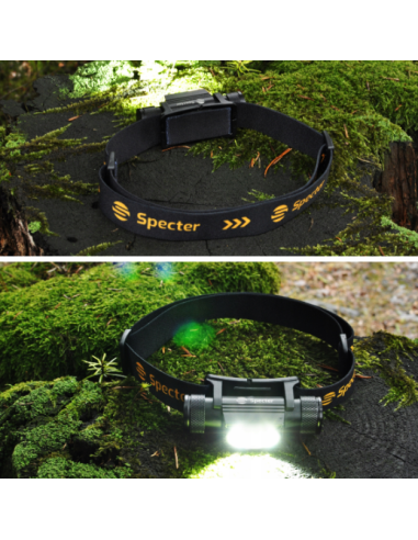 Specter 5LED CZOŁÓWKA AKUMULATOR USB WODOODPORNA 2000lmETUI