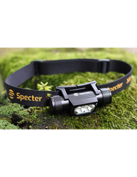 Specter 5LED CZOŁÓWKA AKUMULATOR USB WODOODPORNA 2000lmETUI
