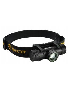 LATARKA Specter LED CZOŁÓWKA zoom AKUMULATOR USB WODOODPORNA ETUI