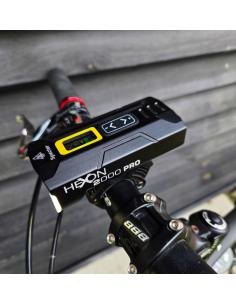 LAMPA ROWEROWA MOCNA SPECTER HEXON 2000PRO 2000LM USB C POWERBANK 10 000MAH 2