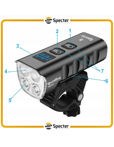 Specter  Lampka quattro 1600