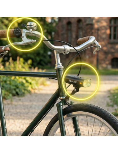 MOCNA LAMPKA ROWEROWA UltraLens1600 lm latarka 5200 mAh PRZÓD POWERBANK