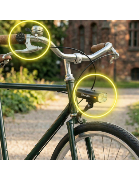 MOCNA LAMPKA ROWEROWA UltraLens1600 lm latarka 5200 mAh PRZÓD POWERBANK