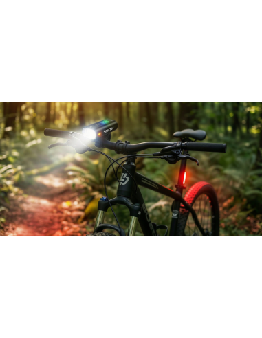 MOCNA LAMPKA ROWEROWA UltraLens1600 lm latarka 5200 mAh PRZÓD POWERBANK