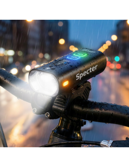 MOCNA LAMPKA ROWEROWA UltraLens1600 lm latarka 5200 mAh PRZÓD POWERBANK