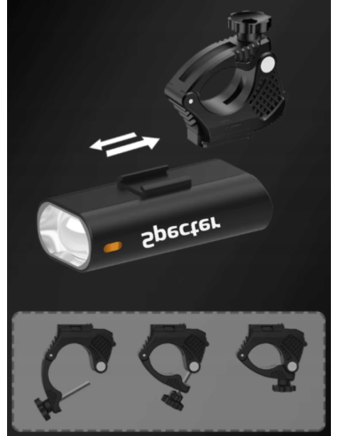 MOCNA LAMPKA ROWEROWA UltraLens1600 lm latarka 5200 mAh PRZÓD POWERBANK