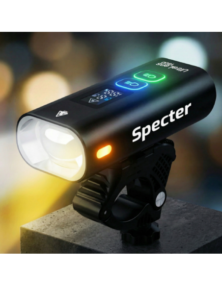 MOCNA LAMPKA ROWEROWA UltraLens1600 lm latarka 5200 mAh PRZÓD POWERBANK