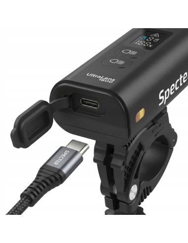 MOCNA LAMPKA ROWEROWA UltraLens1600 lm latarka 5200 mAh PRZÓD POWERBANK