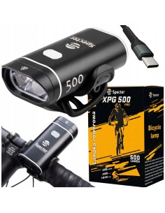 Zestaw lampek rowerowych XPG500 + AQY-096 2