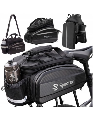 SAKWA ROWEROWA SPECTER 3W1 11L 15L 31L TORBA NA BAGAŻNIK ROWER WODOODPORNA