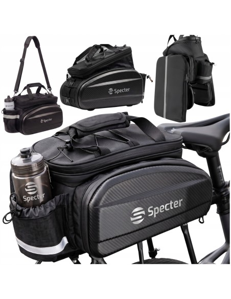 SAKWA ROWEROWA SPECTER 3W1 11L 15L 31L TORBA NA BAGAŻNIK ROWER WODOODPORNA