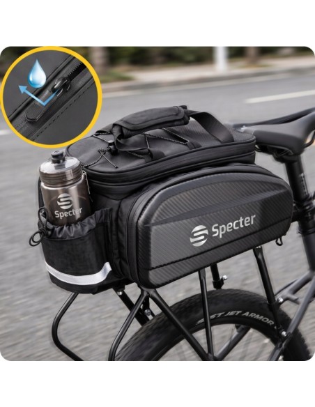 SAKWA ROWEROWA SPECTER 3W1 11L 15L 31L TORBA NA BAGAŻNIK ROWER WODOODPORNA
