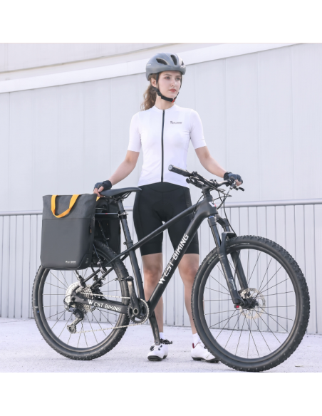 TORBA NA BAGAŻNIK ROWEROWY 11L Sakwa Rowerowa na Rower wodoodporna szybki montaż