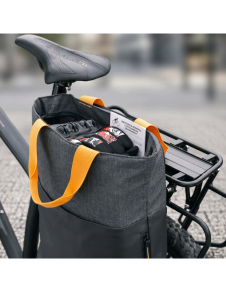 TORBA NA BAGAŻNIK ROWEROWY 11L Sakwa Rowerowa na Rower wodoodporna szybki montaż