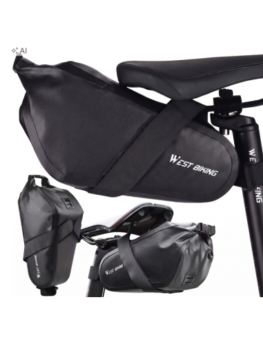 TORBA ROWEROWA POD SIODEŁKO SZTYCĘ Sakwa na Rower wodoodporna 2.3L rolltop