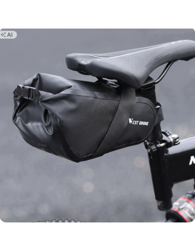 TORBA ROWEROWA POD SIODEŁKO SZTYCĘ Sakwa na Rower wodoodporna 2.3L rolltop