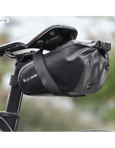 TORBA ROWEROWA POD SIODEŁKO SZTYCĘ Sakwa na Rower wodoodporna 2.3L rolltop