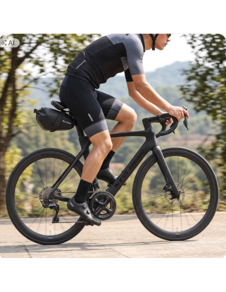 TORBA ROWEROWA POD SIODEŁKO SZTYCĘ Sakwa na Rower wodoodporna 2.3L rolltop