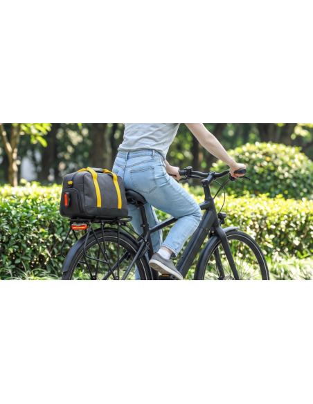 TORBA ROWEROWA SAKWA NA BAGAŻNIK ROWEROWY TYLNA 8,3L KUFER WODOODPORNA