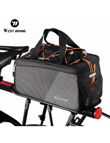 TORBA NA BAGAŻNIK ROWEROWY 6L Sakwa Rowerowa na Rower wodoodporne zamykanie
