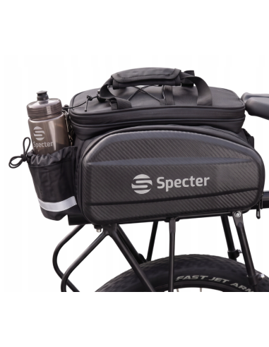 TORBA NA BAGAŻNIK 11L Sakwa Rowerowa na Rower wodoodporna TWARDA Specter