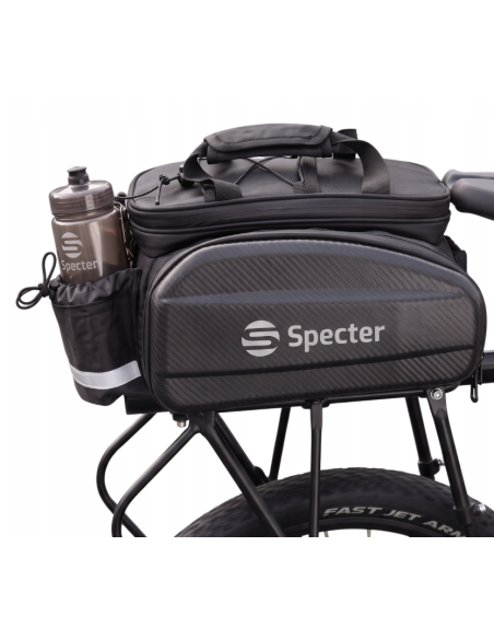 TORBA NA BAGAŻNIK 11L Sakwa Rowerowa na Rower wodoodporna TWARDA Specter