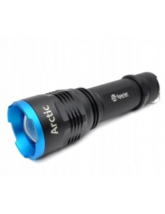 Niebieska lampka rowerowa