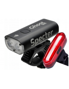 Zestaw lampek rowerowych Ghost650 + AQY-096