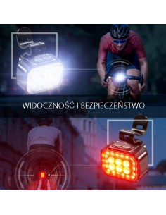 Lampka rowerowa Specter USB LED  Ghost650 2